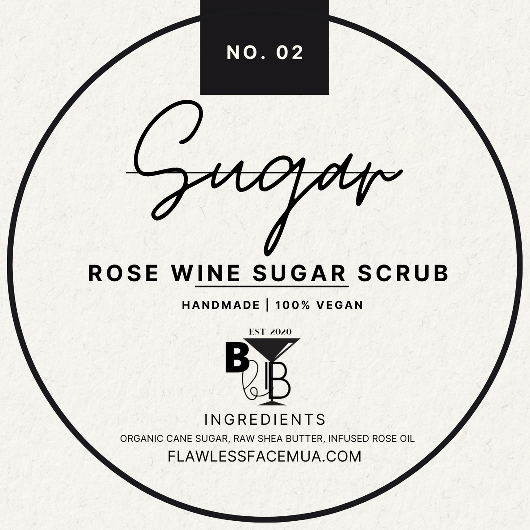 Rose Wine Sugar Scrub