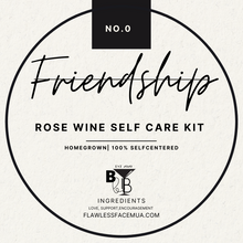 Load image into Gallery viewer, Rose Wine Friendship Selfcare Kit
