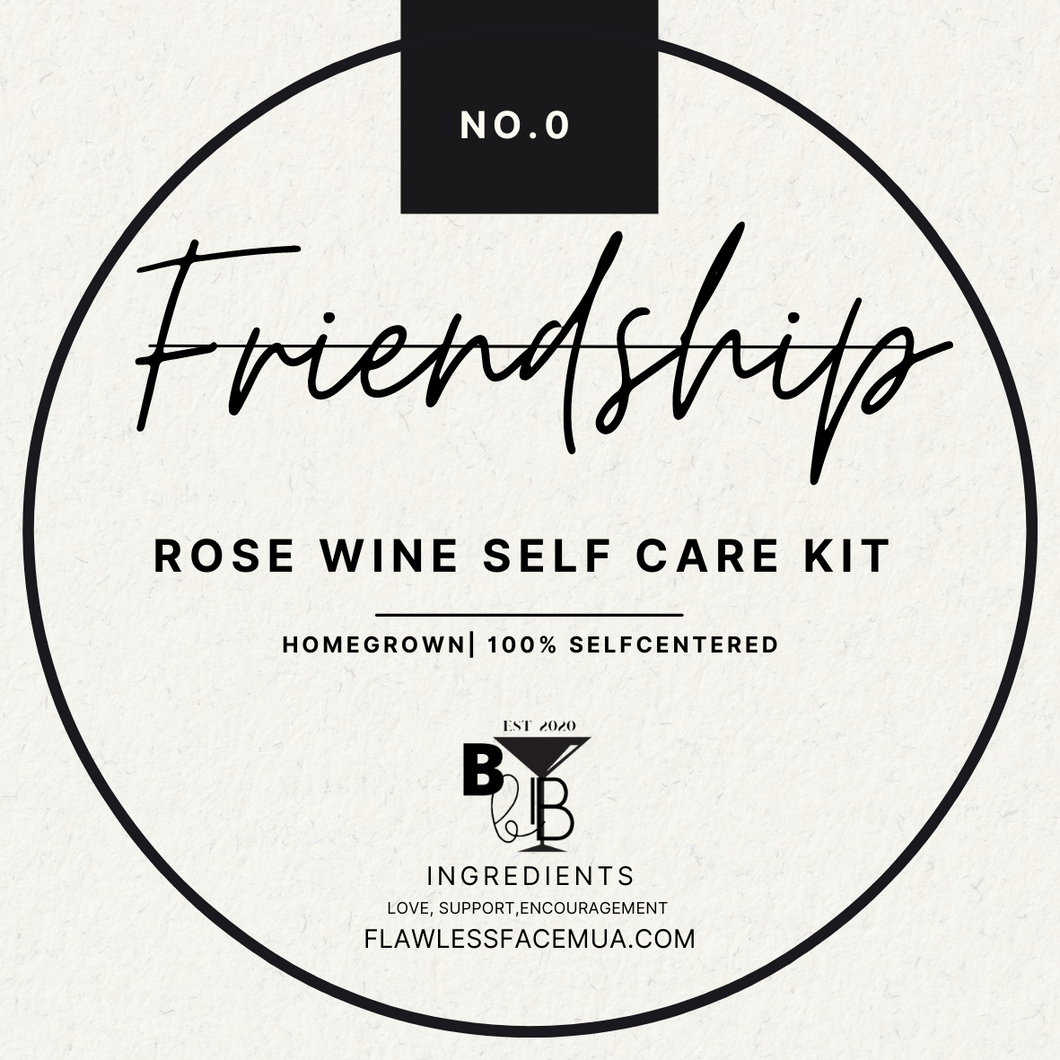 Rose Wine Friendship Selfcare Kit